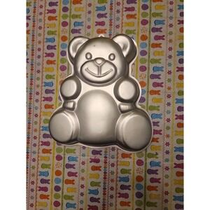 Teddy Bear Cake Pan Aluminum Wilton 1982‎